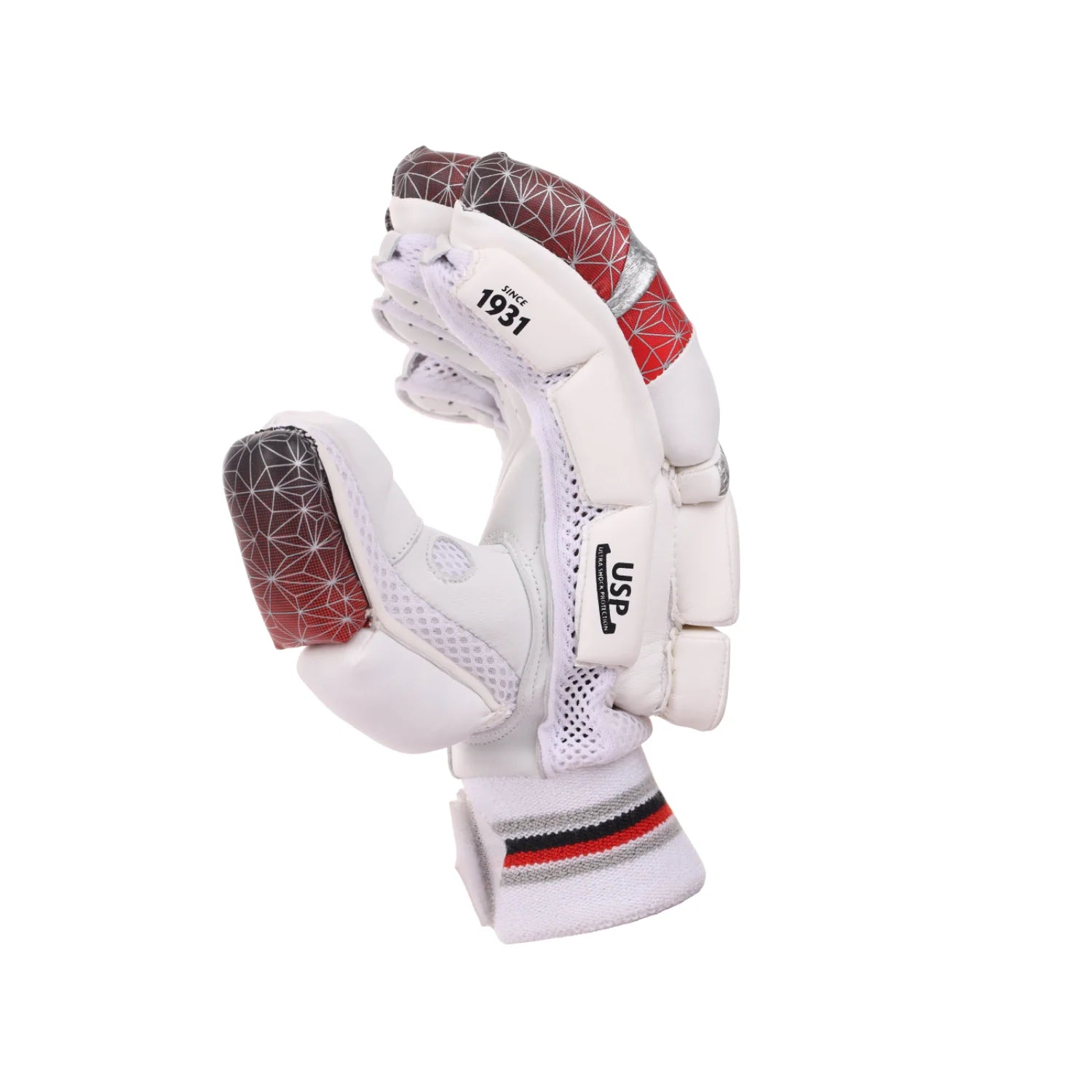 Cric Studio Canada batting gloves with padded palms and adjustable wrist straps for cricket batting protection.