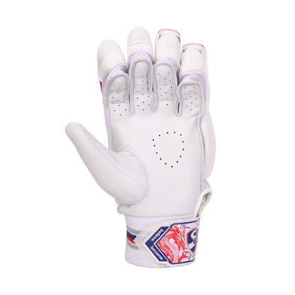 Cric Studio Canada SG KLR 1 batting gloves with padded palms and adjustable wrist straps for cricket batting protection.