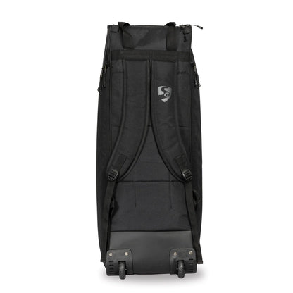 Cric Studio Canada SG KLR Wheelie Duffle Junior Cricket Kit Bag with wheels and spacious main compartment for young players.