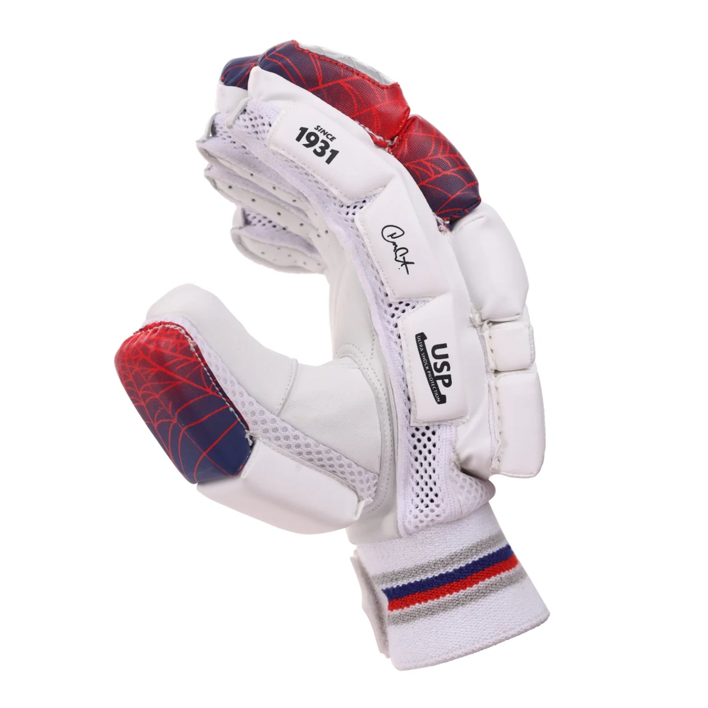 Cric Studio Canada SG RP Lite Batting Gloves for right hand, lightweight cricket batting gloves with padded palms and adjustable strap