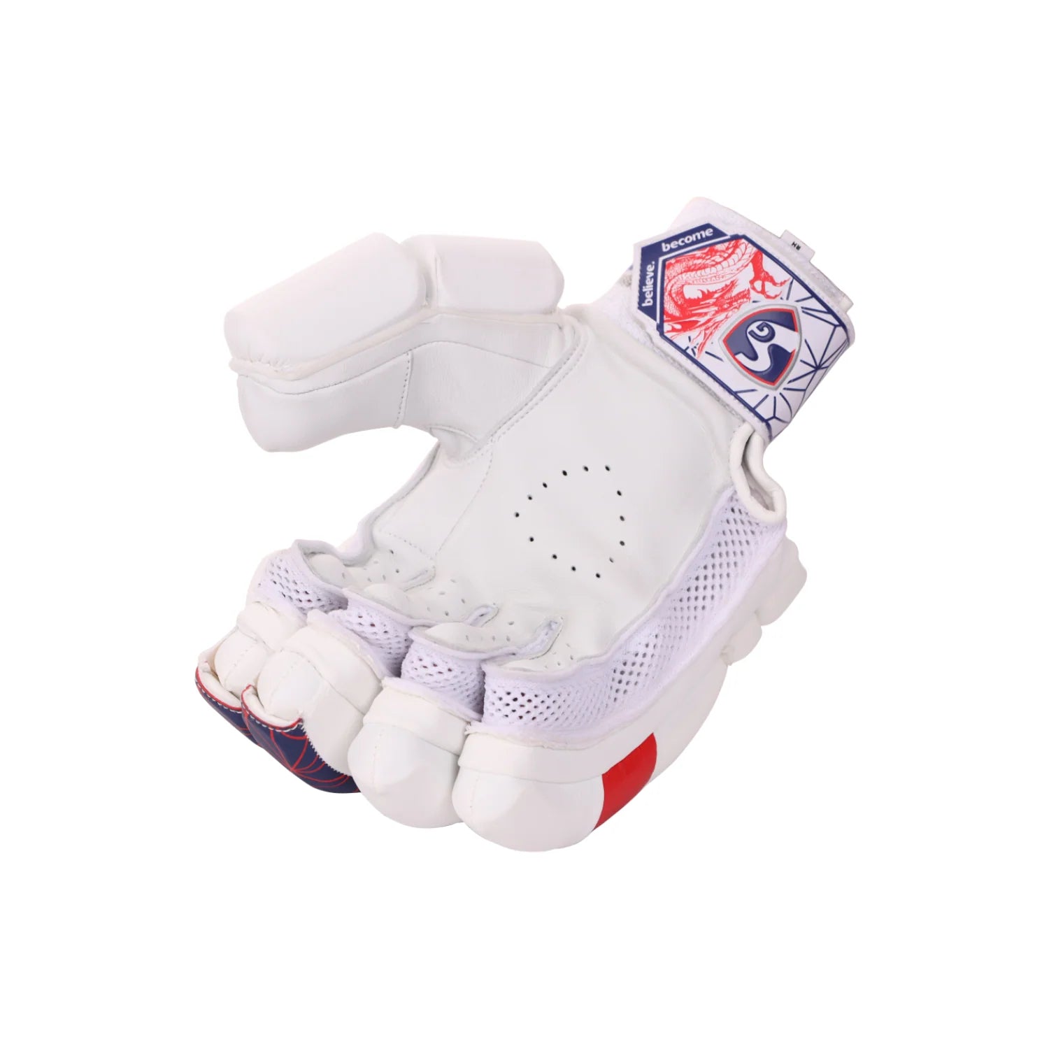 Cric Studio Canada SG KLR 1 batting gloves with padded palms and adjustable wrist straps for cricket batting protection
