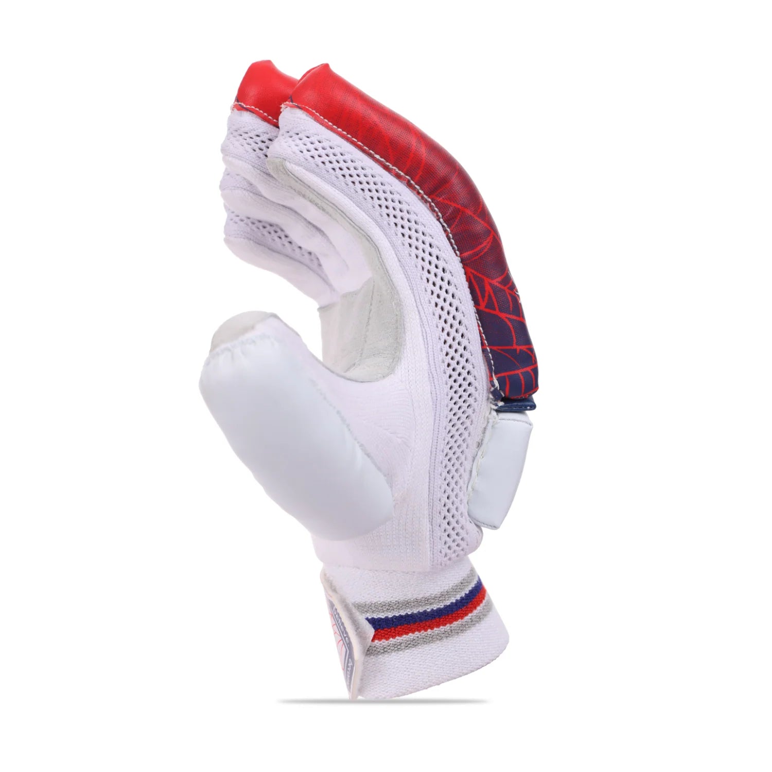 Cric Studio Canada SG RP Club Batting Gloves showing black and white padded batting gloves with adjustable wrist straps.