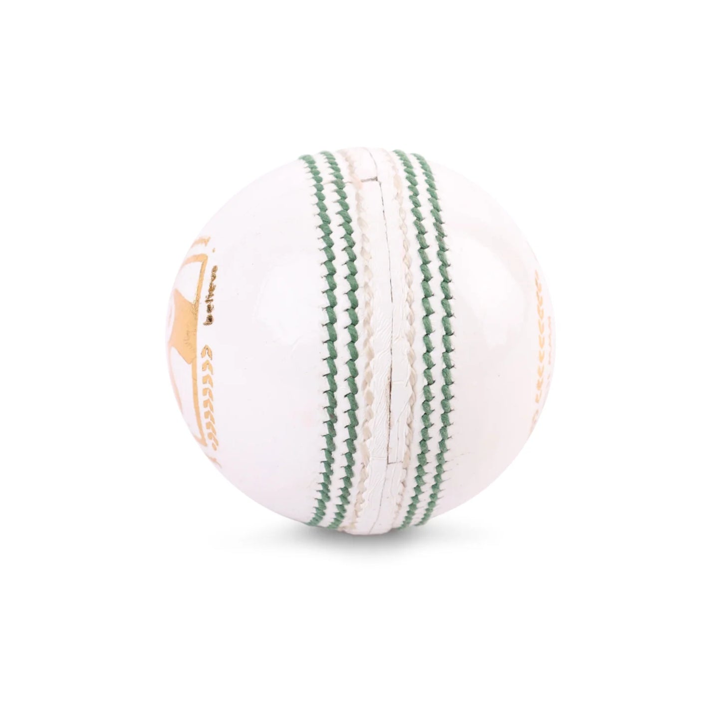 Cric Studio Canada SG Tournament Cricket Leather Ball showing close-up of polished leather surface and branding details