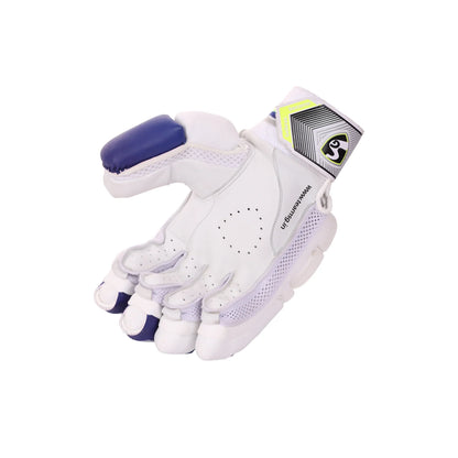 Cric Studio Canada SG Dazzler batting gloves showing padded palm and finger protection for cricket batting.