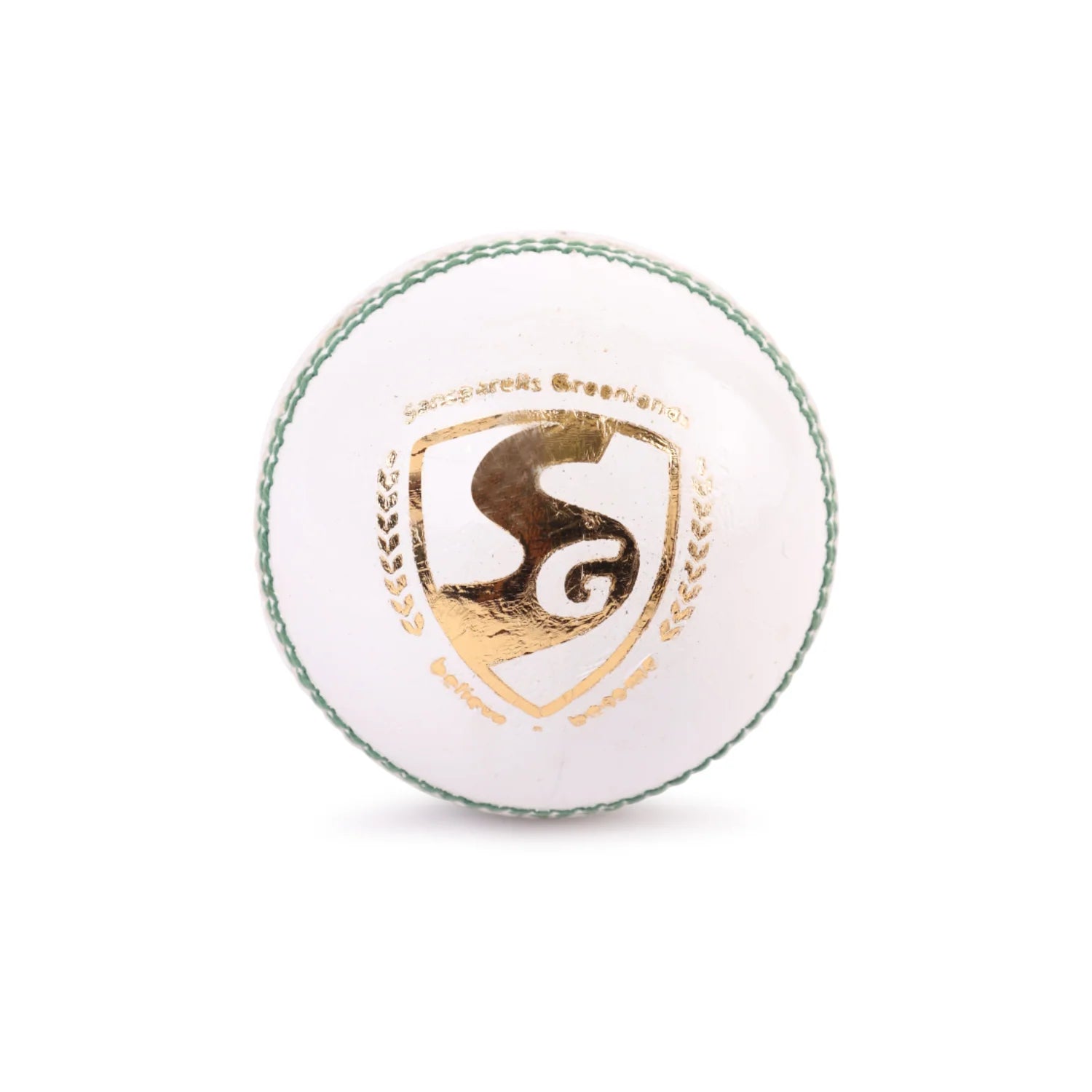 Cric Studio Canada SG Tournament cricket leather ball with stitched seam and brand logo for cricket matches.