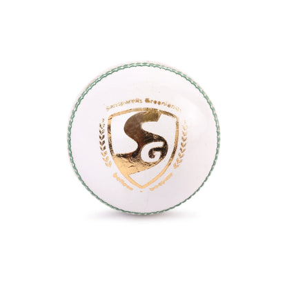 Cric Studio Canada SG Tournament cricket leather ball with stitched seam and brand logo for cricket matches.