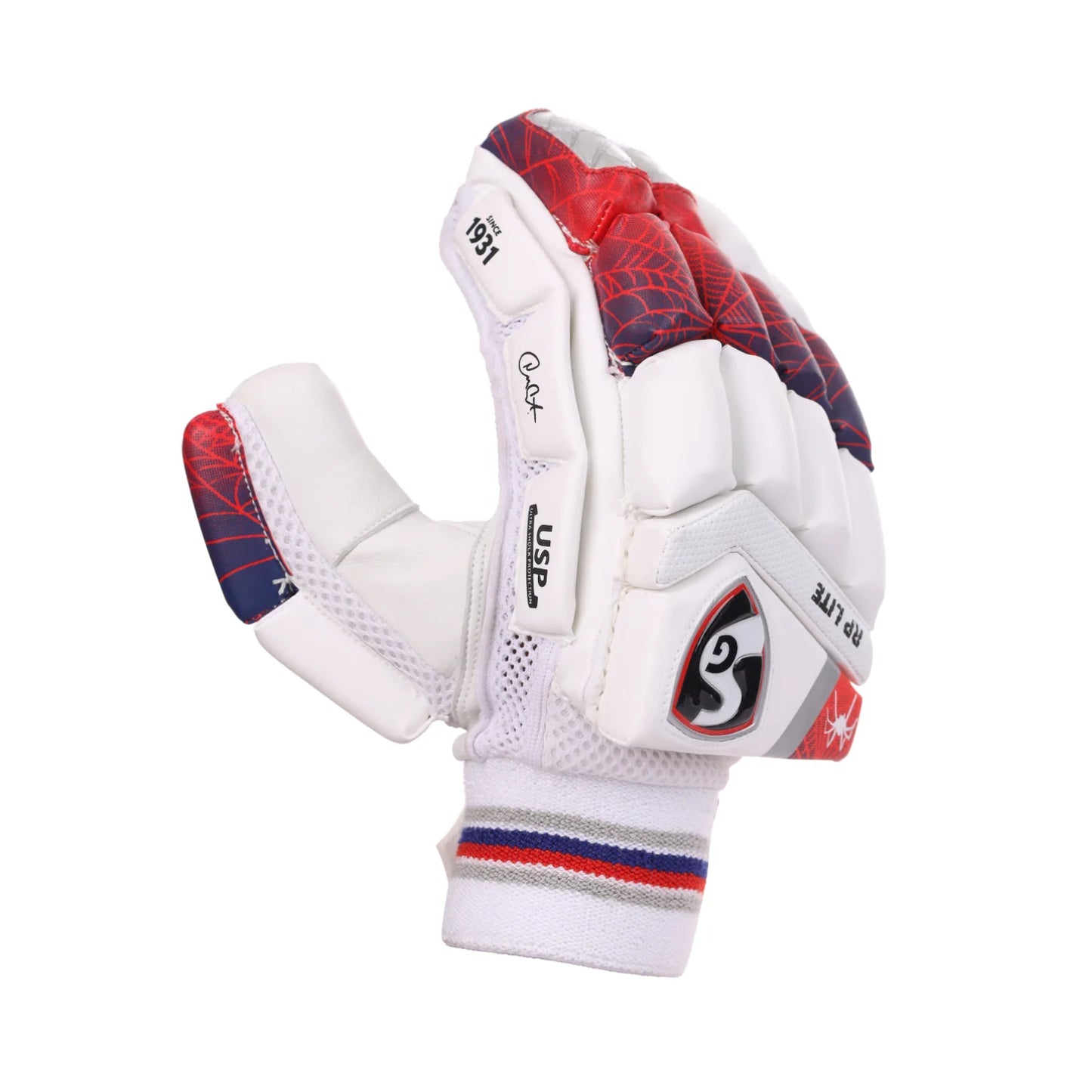 Cric Studio Canada SG RP Lite Batting Gloves right hand, lightweight cricket batting gloves with padded palms and adjustable wrist straps.