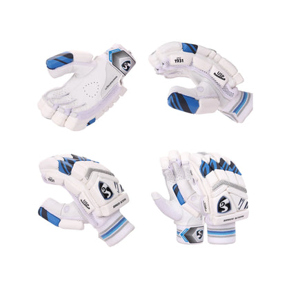 Cric Studio Canada G Maxilite Ultimate batting gloves with padded palms and adjustable wrist straps for cricket batting protection