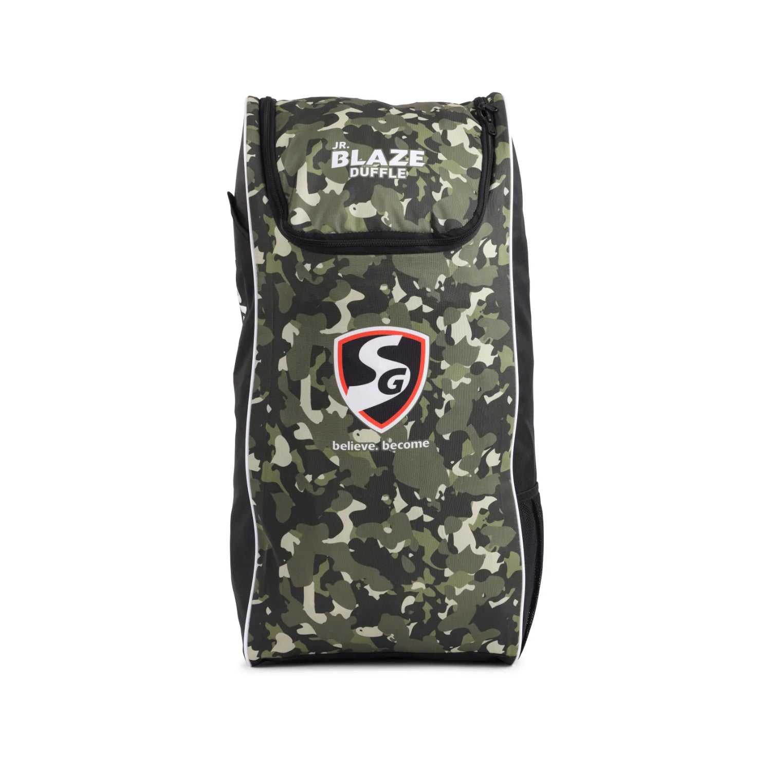 Cric Studio Canada SG Blaze Duffle Kitbag with adjustable shoulder strap and multiple compartments for sports gear storage.