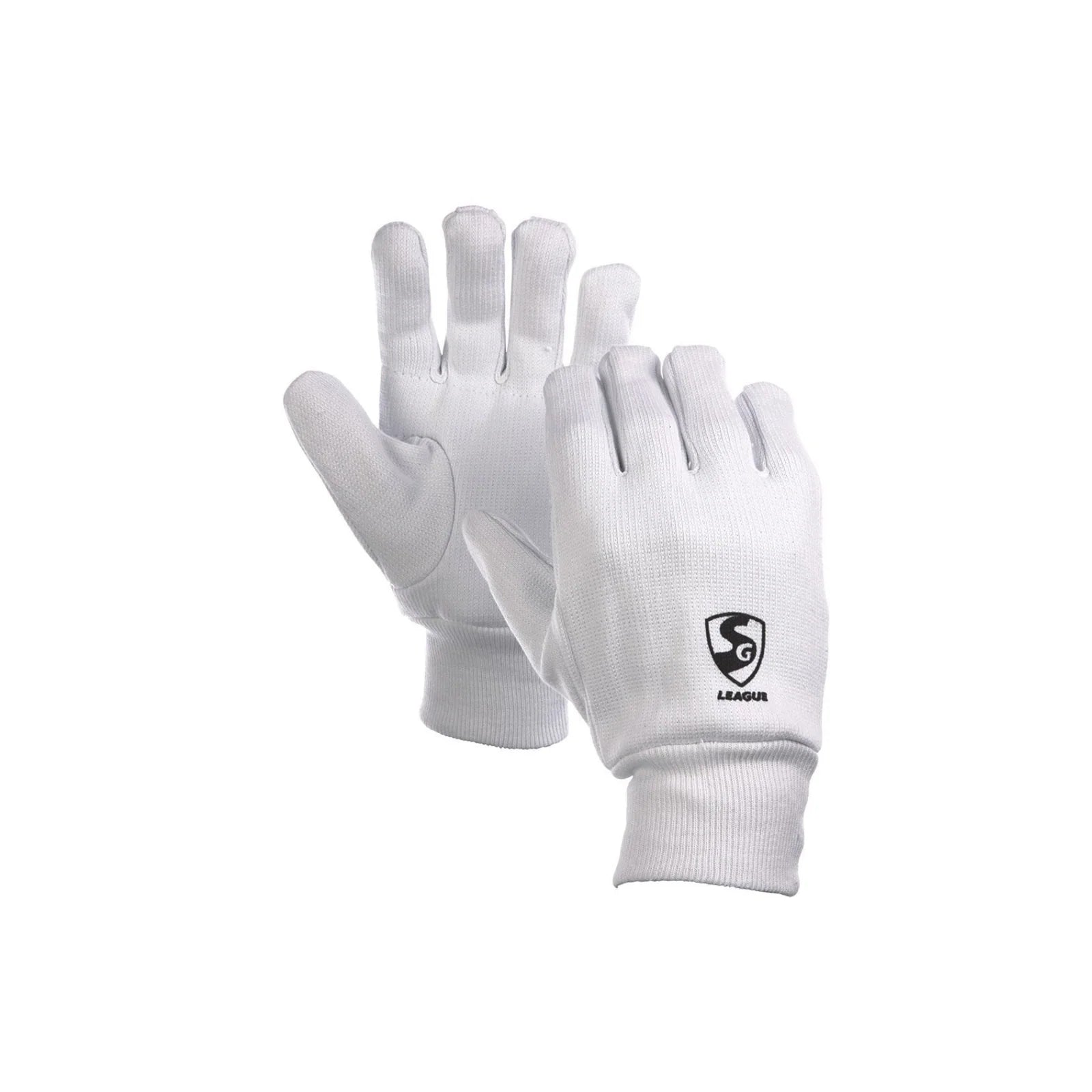 Cric Studio Canada SG League Inner Gloves, black athletic accessories with padded palms for cricket training and matches