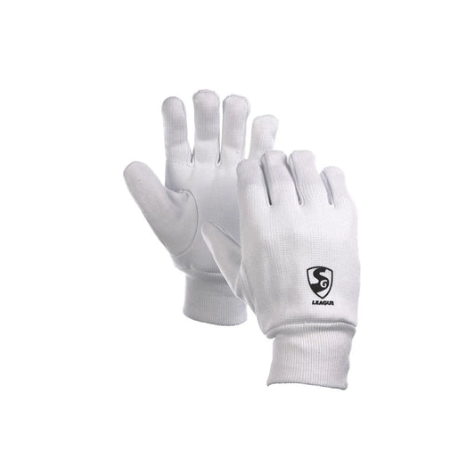 Cric Studio Canada SG League Inner Gloves, black athletic accessories with padded palms for cricket training and matches