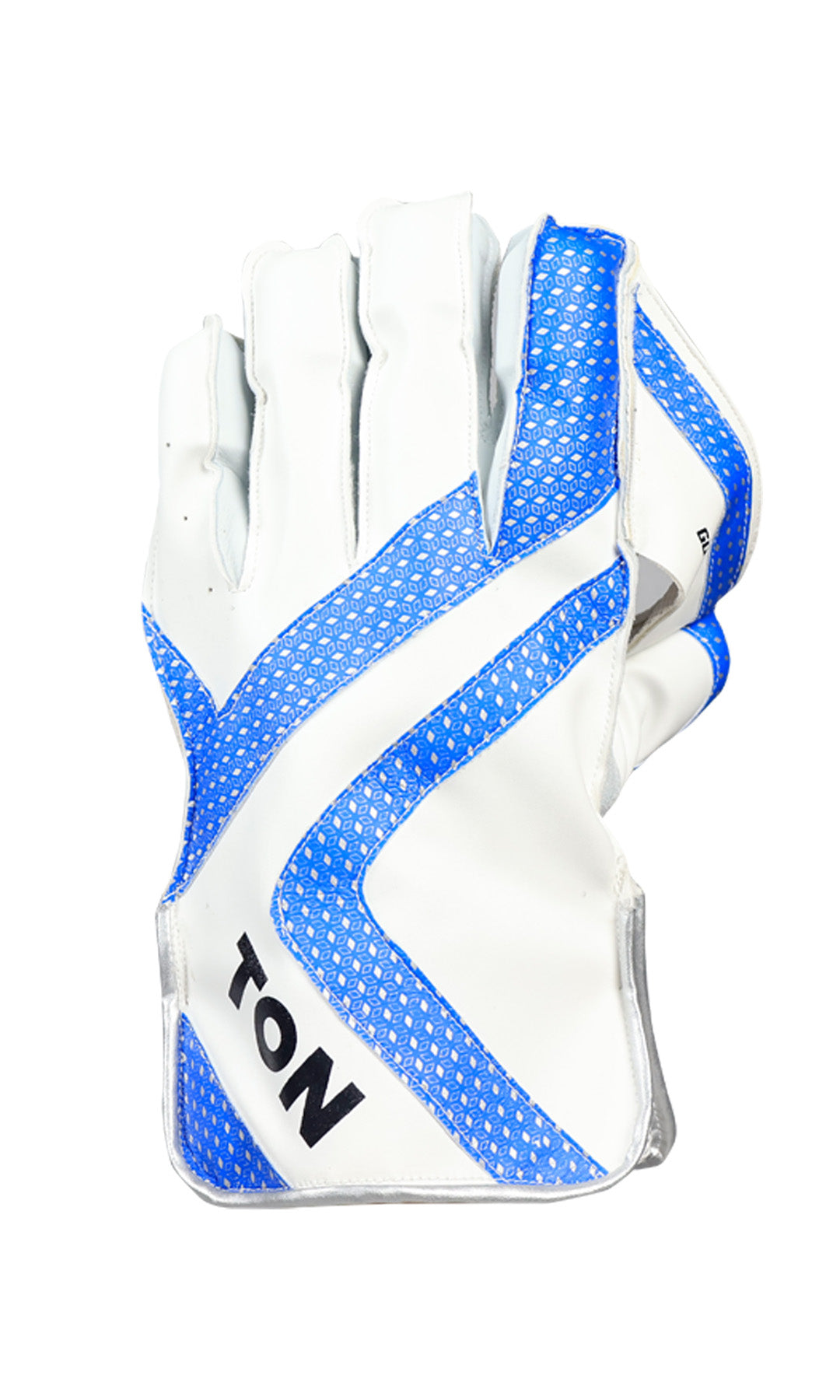 Cricket wicketkeeping gloves from SS Ton Gutsy W/K series by Cricstudio Canada, featuring padded fingers and durable design.