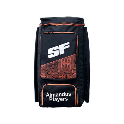 Cric Studio Canada SF Almandus Player kit bag with multiple compartments and carrying straps, designed for cricket players.