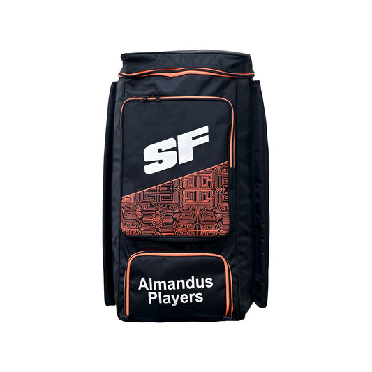 Cric Studio Canada SF Almandus Player kit bag with multiple compartments and carrying straps, designed for cricket players.