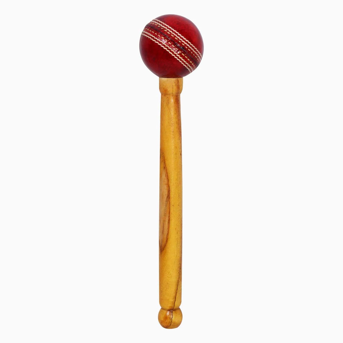 Cric Studio Canada DSC mallet with leather ball for cricket accessories, showing the wooden mallet and leather ball.