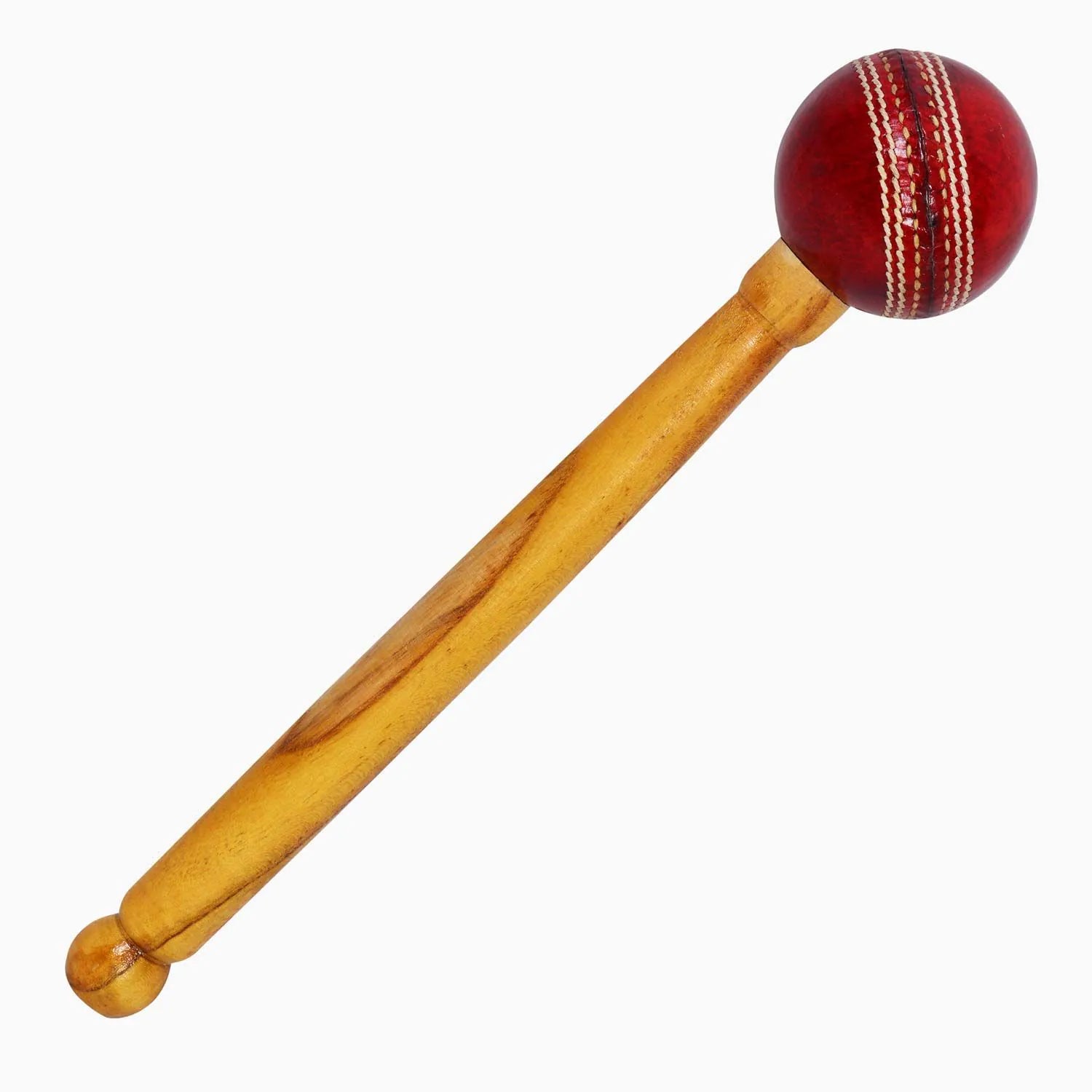 Cric Studio Canada DSC mallet with leather ball, cricket accessories for batting practice or training sessions.