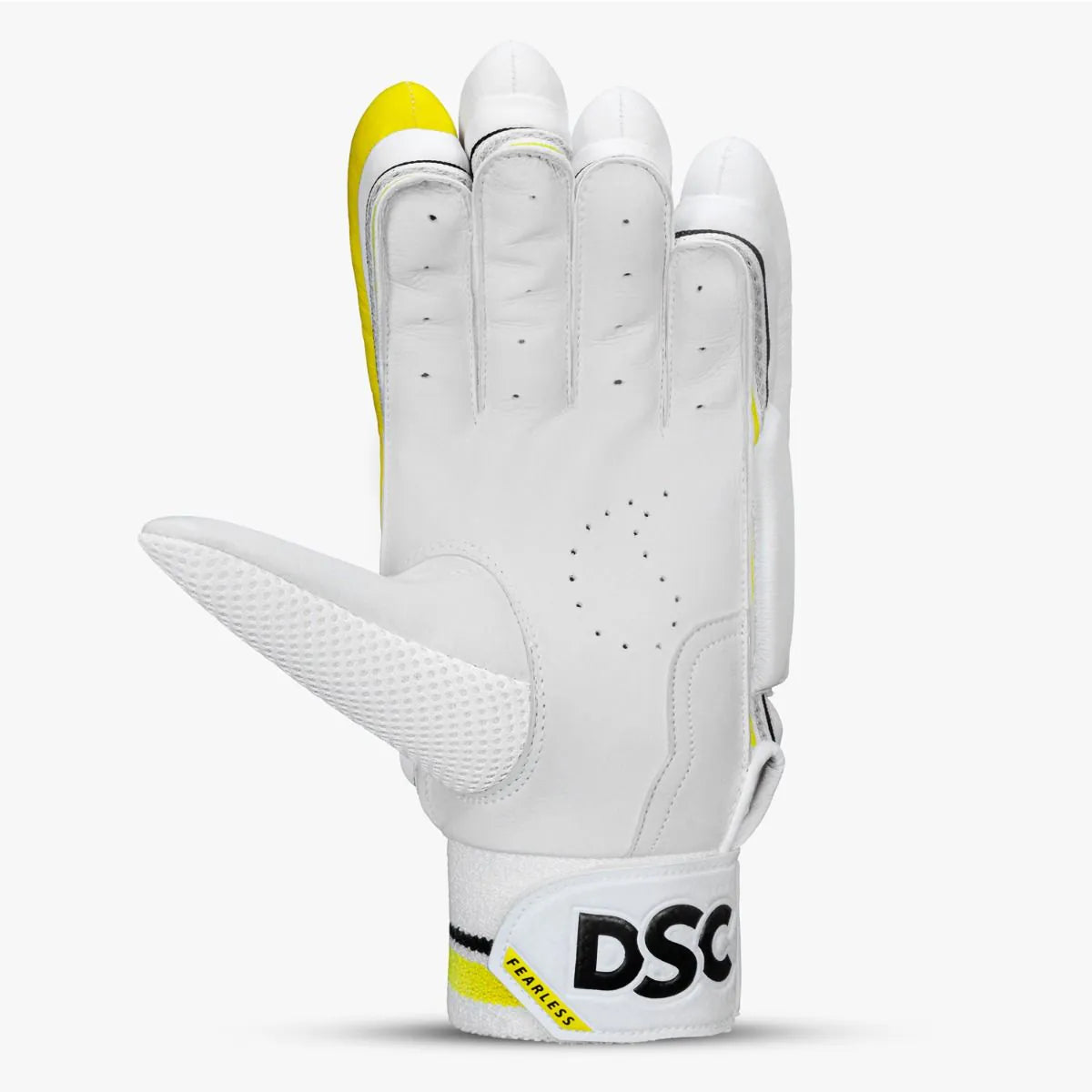 Cric Studio Canada DSC Condor Patrol batting gloves with padded palms and breathable fabric for cricket players.