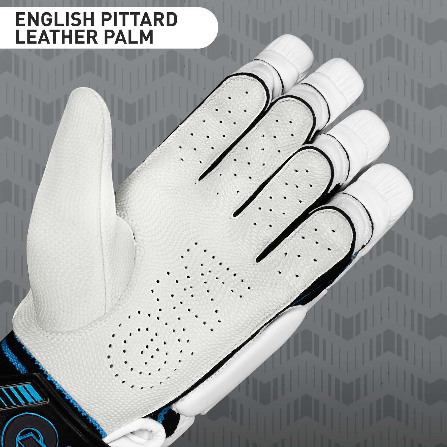 Cric Studio Canada GM Diamond Original L.E Batting Gloves with padded palms and adjustable wrist straps for cricket batting.