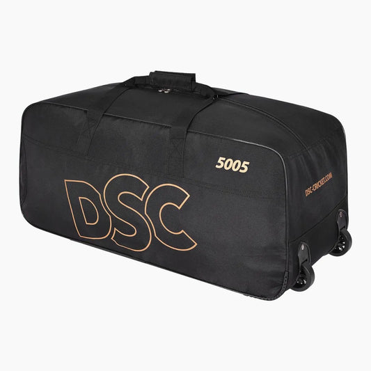 Black Cric Studio Canada DSC 5005 kit bag with multiple compartments and sturdy handles for sports or travel use.