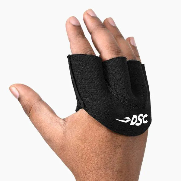 Black DSC Protakt Fielding Gloves by Cric Studio Canada, lightweight sports accessories for cricket fielding.