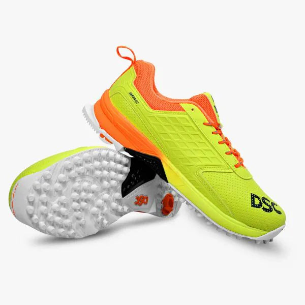 DSC Jaffa GT cricket shoes, athletic footwear with laces and supportive sole, designed for optimal grip and comfort on the field.