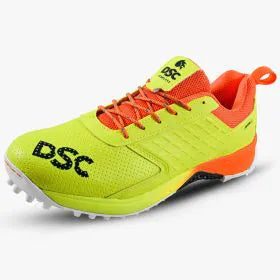 DSC Jaffa GT cricket shoes, athletic footwear with supportive design and grip, ideal for cricket players.