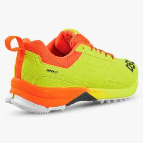 DSC Jaffa GT cricket shoes, lightweight athletic shoes with grip and support, designed for cricket players.