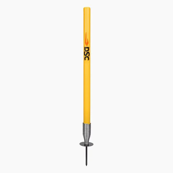 Plastic cricket stumps with metal spring from Cric Studio Canada, designed as a target accessory for cricket practice.
