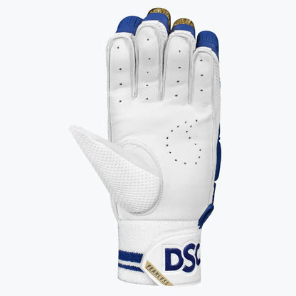 Black DSC Strike 20/20 batting gloves by Cric Studio Canada with padded palms and finger protection for cricket players.