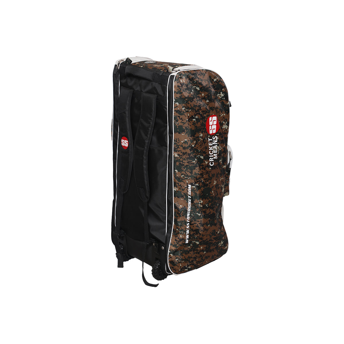 Cric Studio Canada Dynasty Duffle Kitbag in navy with adjustable shoulder strap and multiple compartments for sports gear storage.