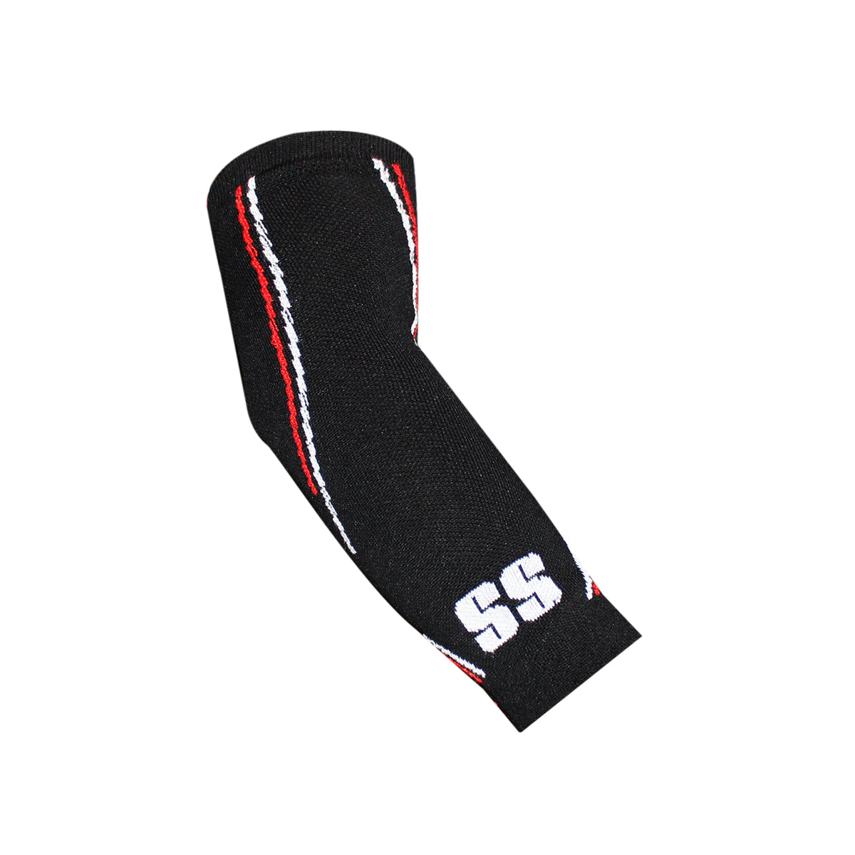 Cric Studio Canada SS Ebow Sleeve Maximus, a white elastic elbow sleeve for support and compression, displayed on a white background.