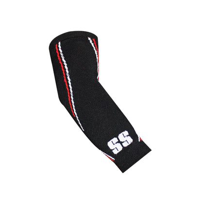 Cric Studio Canada SS Ebow Sleeve Maximus, a white elastic elbow sleeve for support and compression, displayed on a white background.