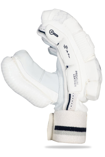 Cric Studio Canada SS TON Test New Batting Gloves with padded palms and adjustable wrist straps for cricket batting.