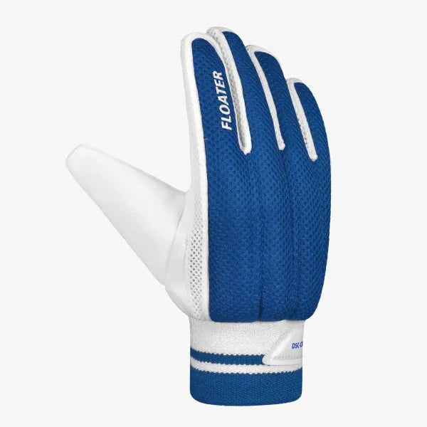 Cric Studio Canada DSC Floater Inner Indoor Batting Gloves showing padded finger and palm areas for indoor cricket batting.