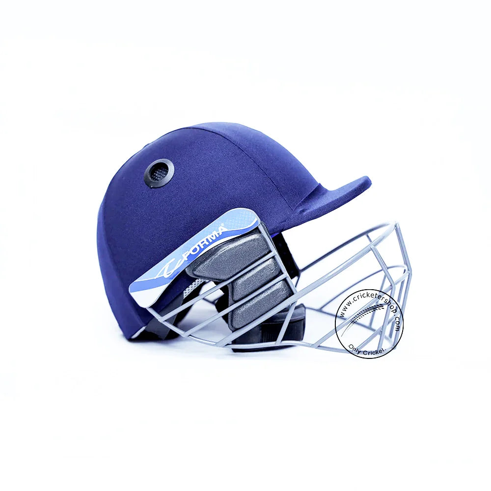 Cricket helmet with steel grill from Cric Studio Canada, Forma Little Master MST helmet for protection during play