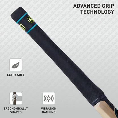 Cric Studio Canada GM 444 Aion English Willow Cricket Bat with a lightweight design and traditional handle for optimal performance