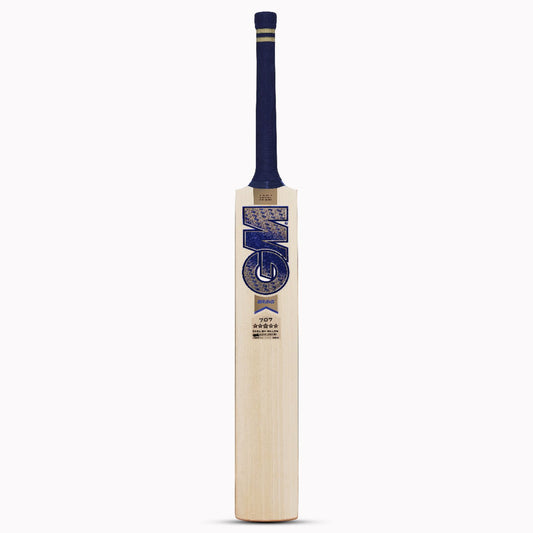 GM 707 Brava English Willow Cricket Bat by Cric Studio Canada, showing the signature design and detailed craftsmanship.