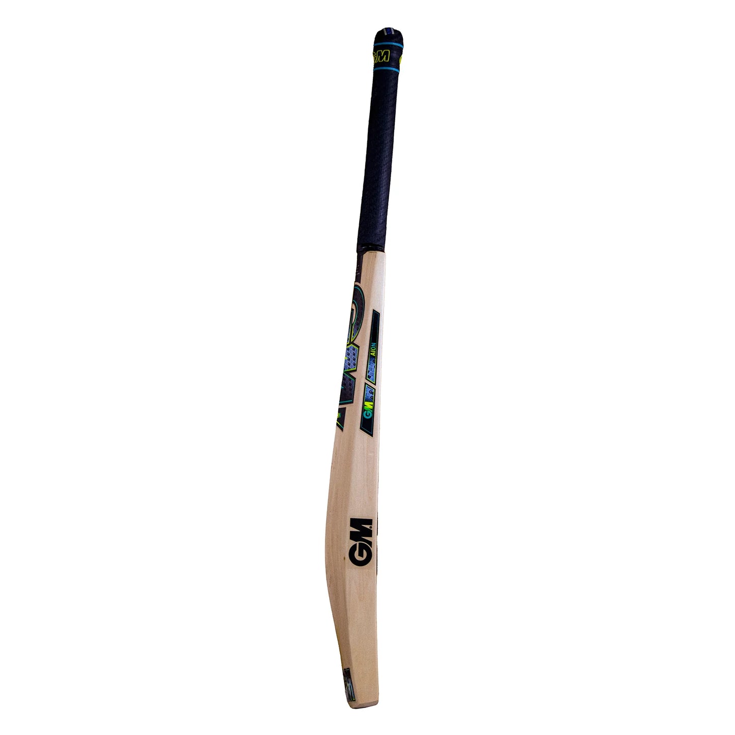GM 404 Aion English Willow Cricket Bat by Cric Studio Canada, size 6, with a smooth wooden finish and traditional cricket bat shape.