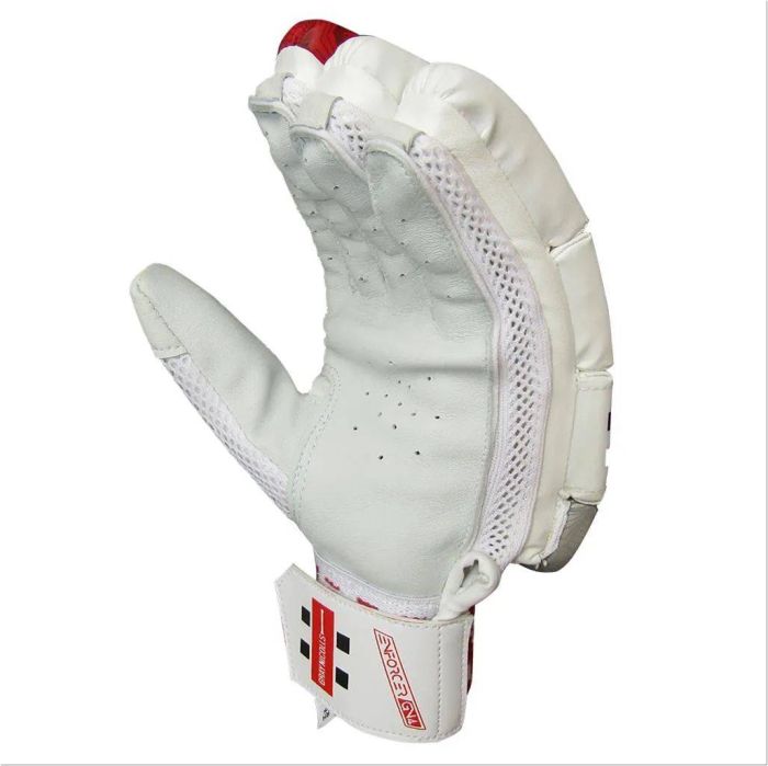 Cric Studio Canada GN Enforcer GN4 batting gloves with padded palms and adjustable wrist straps, designed for cricket players.