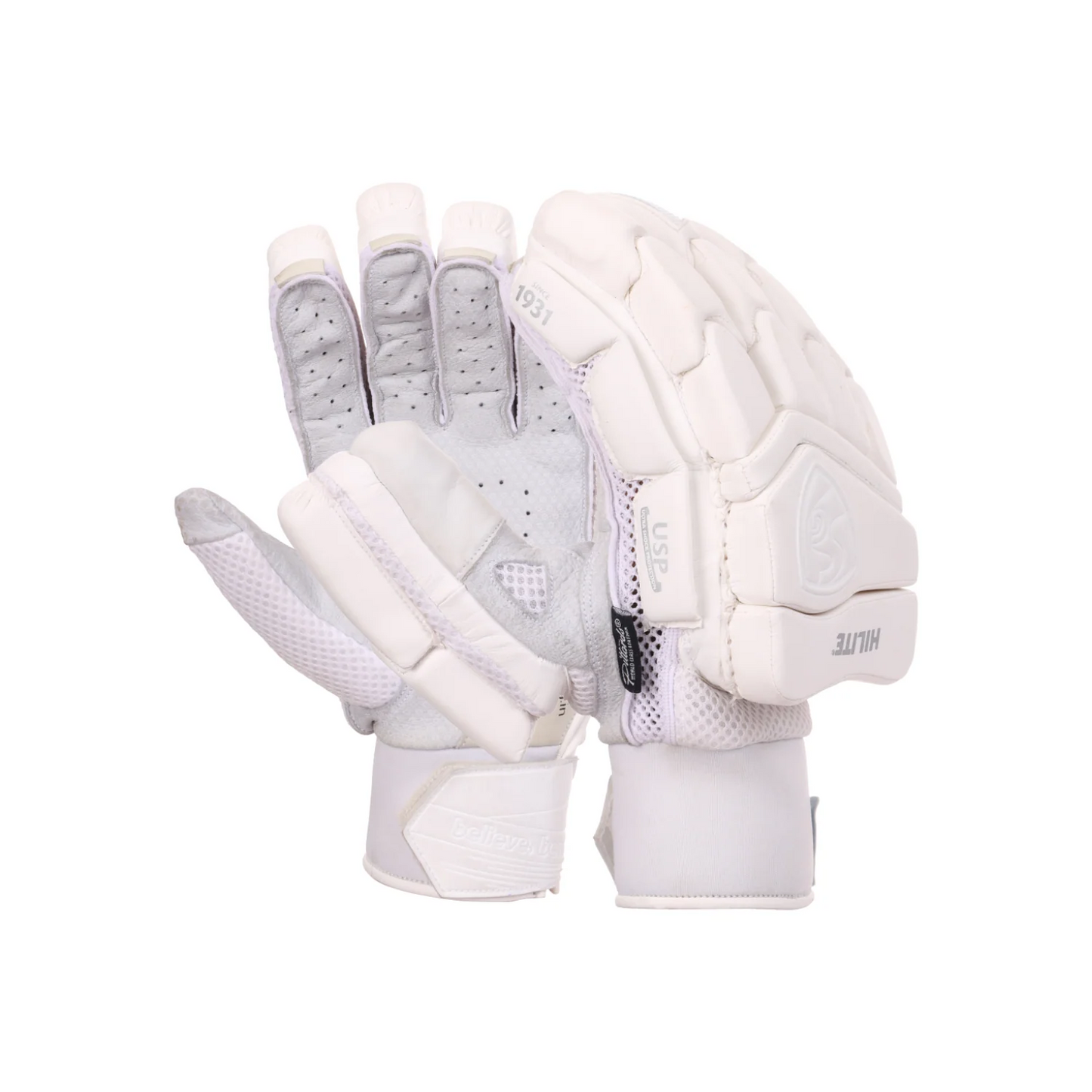 Cric Studio Canada SG Hilite Batting Gloves with padded palms and adjustable wrist straps for cricket batting protection