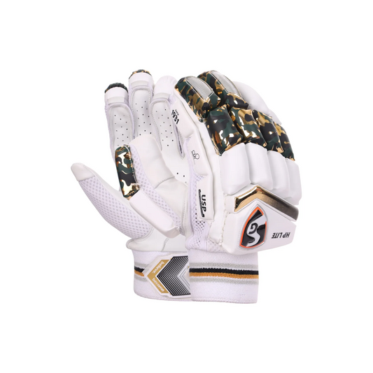 Cric Studio Canada SG HP Lite Batting Gloves with padded palms and adjustable wrist straps for cricket batting protection.