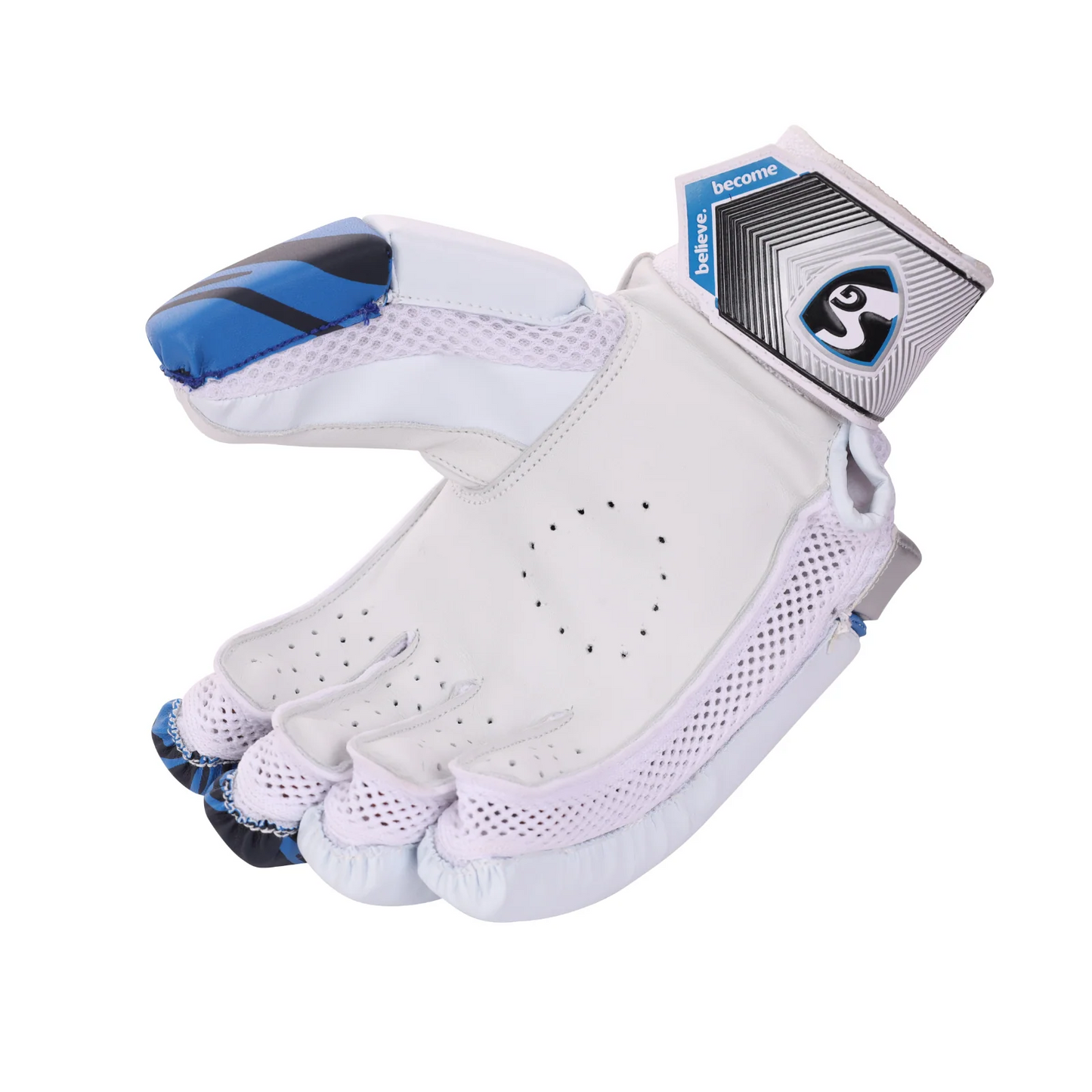 Cric Studio Canada SG Elite Batting Gloves with padded palms and adjustable straps, designed for cricket batting protection.