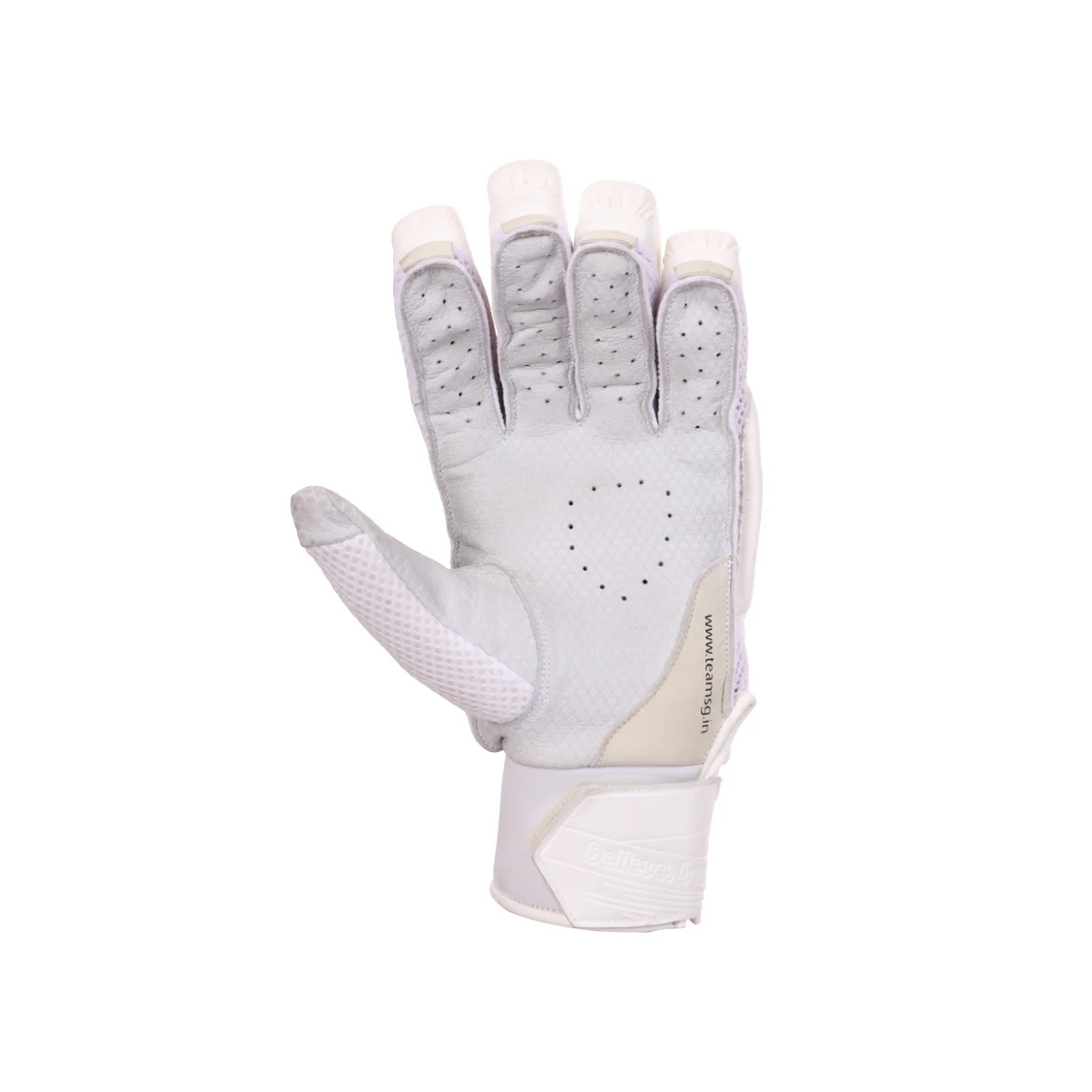 Cric Studio Canada SG Hilite Batting Gloves with padded palms and adjustable wrist straps for cricket batting protection.