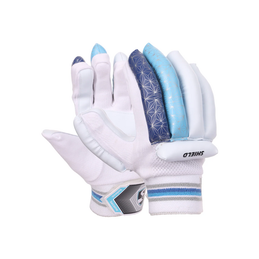Cric Studio Canada SG Shield batting gloves with padded palms and adjustable wrist straps for cricket batting protection.