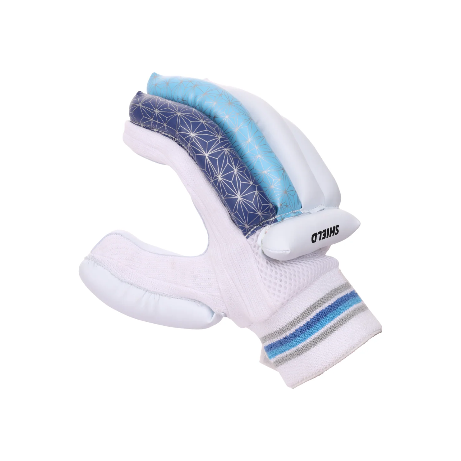 Cric Studio Canada SG Shield batting gloves with padded palms and adjustable wrist straps for cricket batting protection.