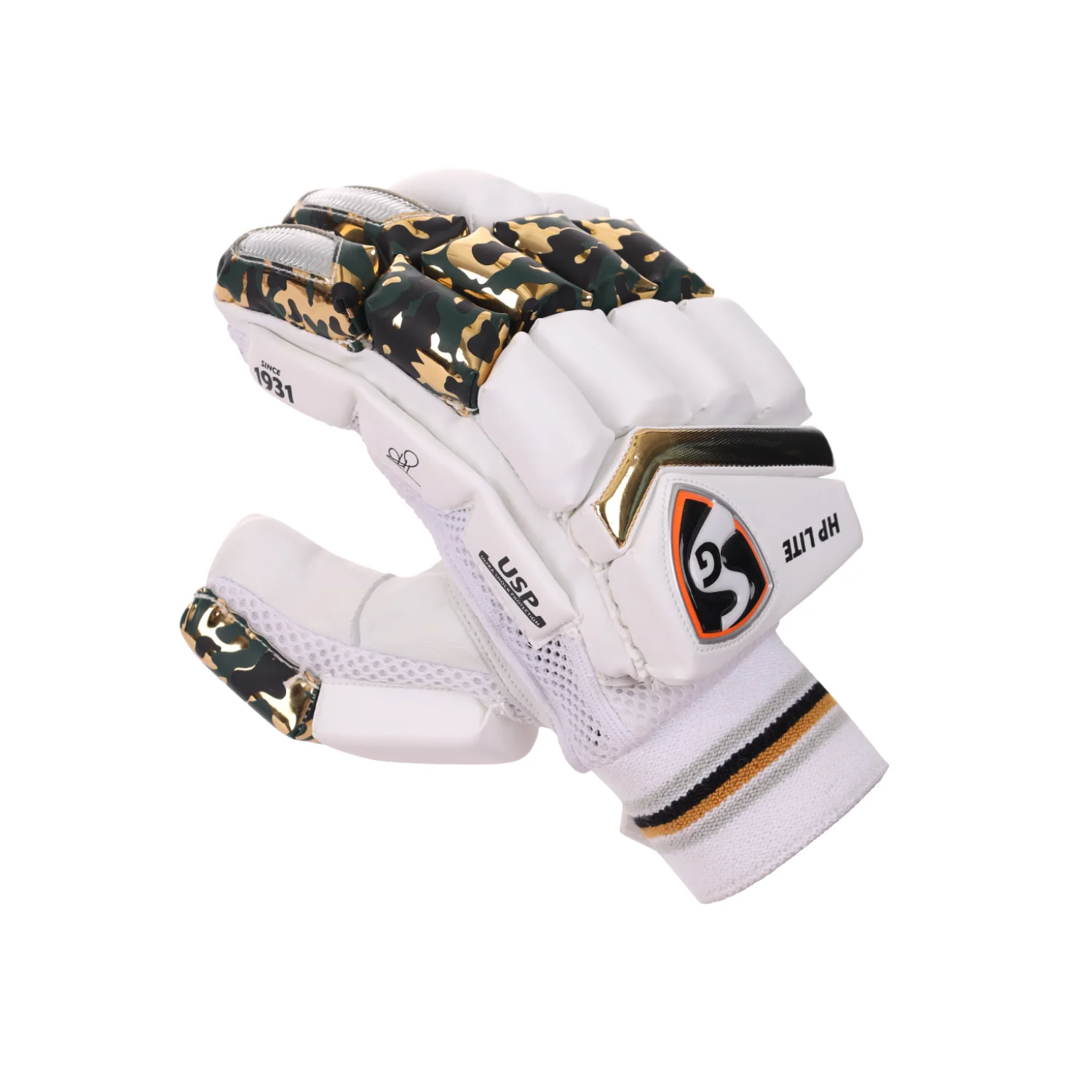 Cric Studio Canada SG HP Lite Batting Gloves with padded palms and adjustable wrist straps for cricket batting protection