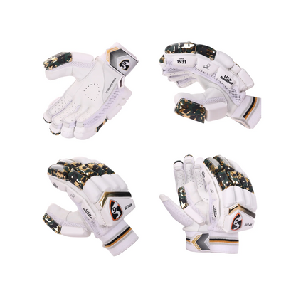 Cric Studio Canada SG HP Lite Batting Gloves with padded palms and adjustable wrist straps for cricket batting protection.