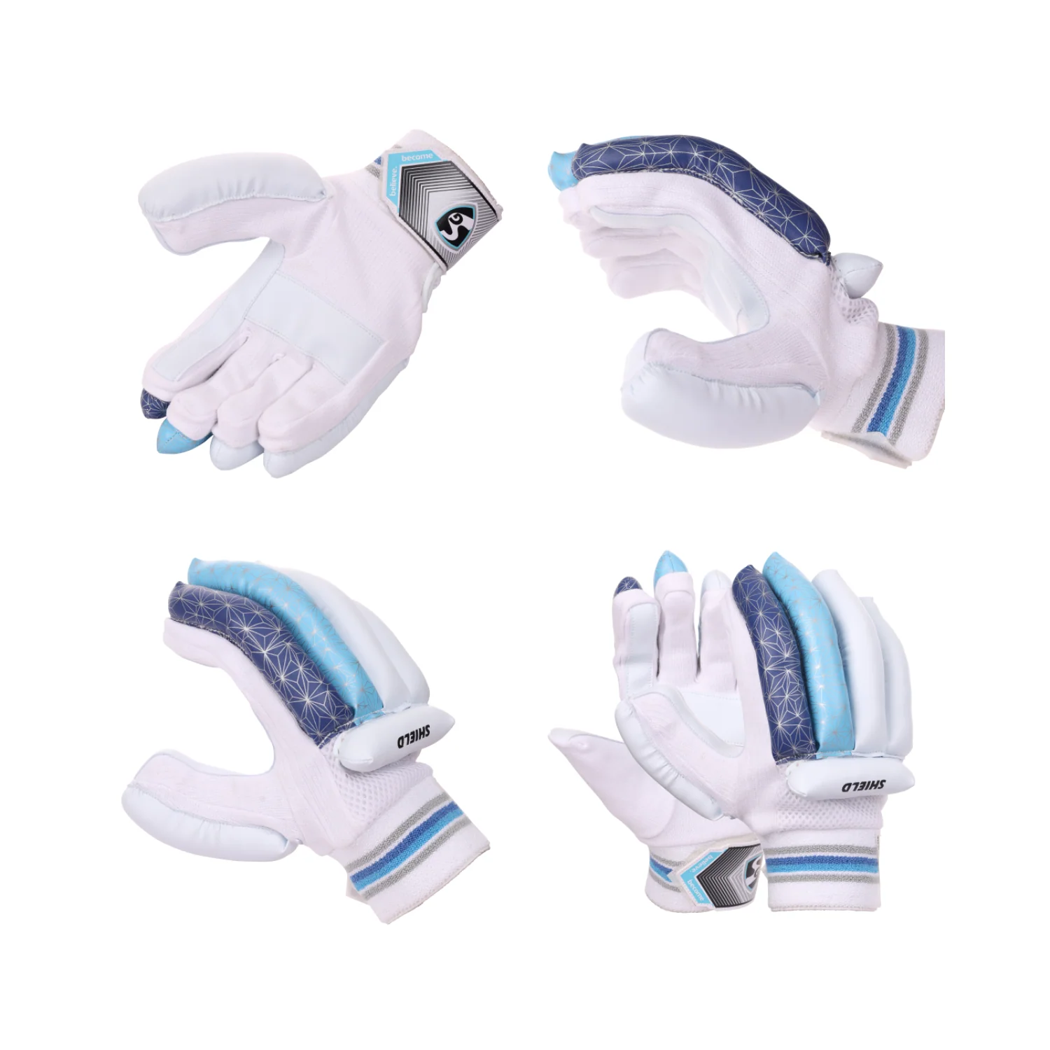 Cric Studio Canada SG Shield Batting Gloves with padded fingers and breathable fabric for cricket batting protection.