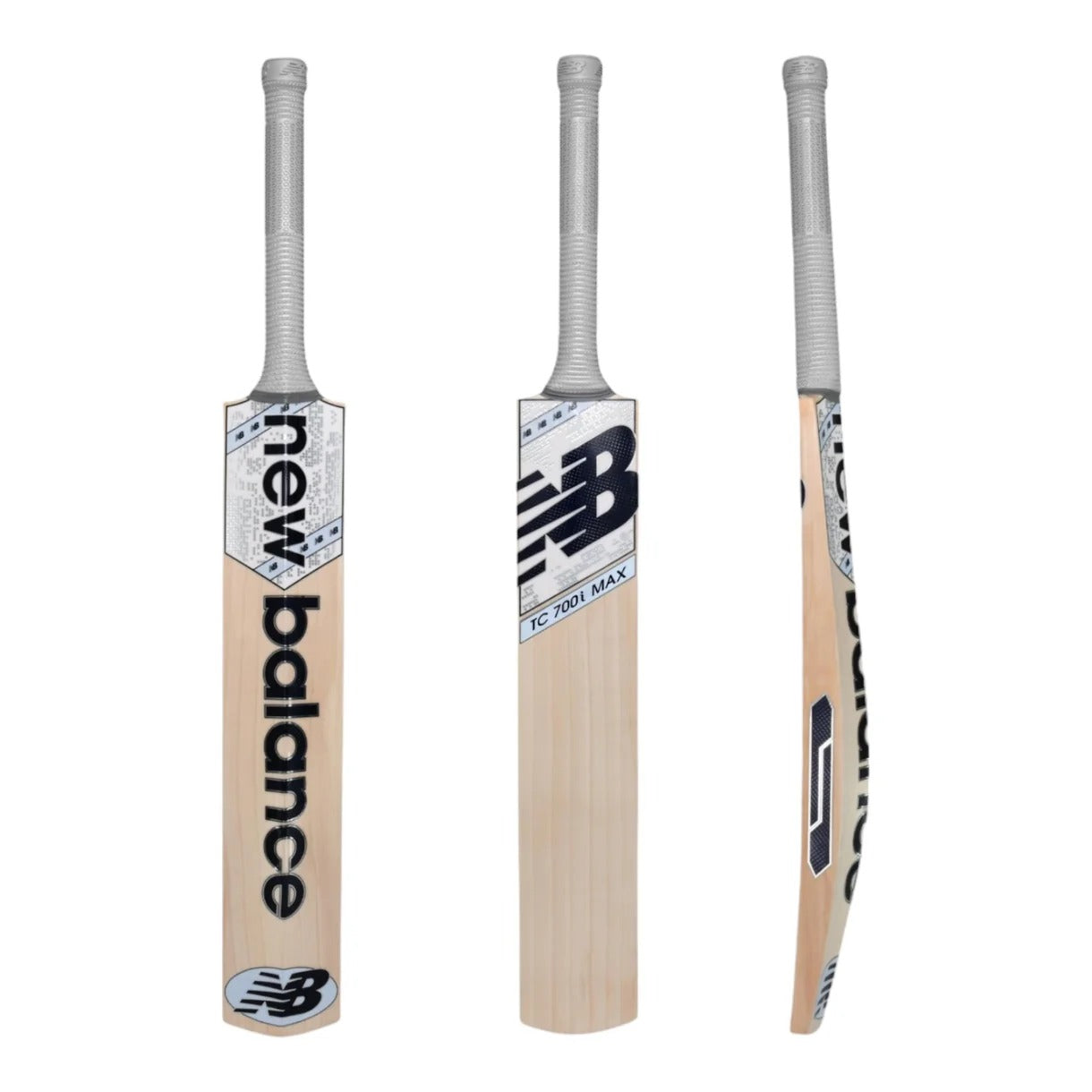 Cricket Bat NB 700 MAX Junior by Cric Studio Canada, featuring a wooden handle and lightweight design for young players.