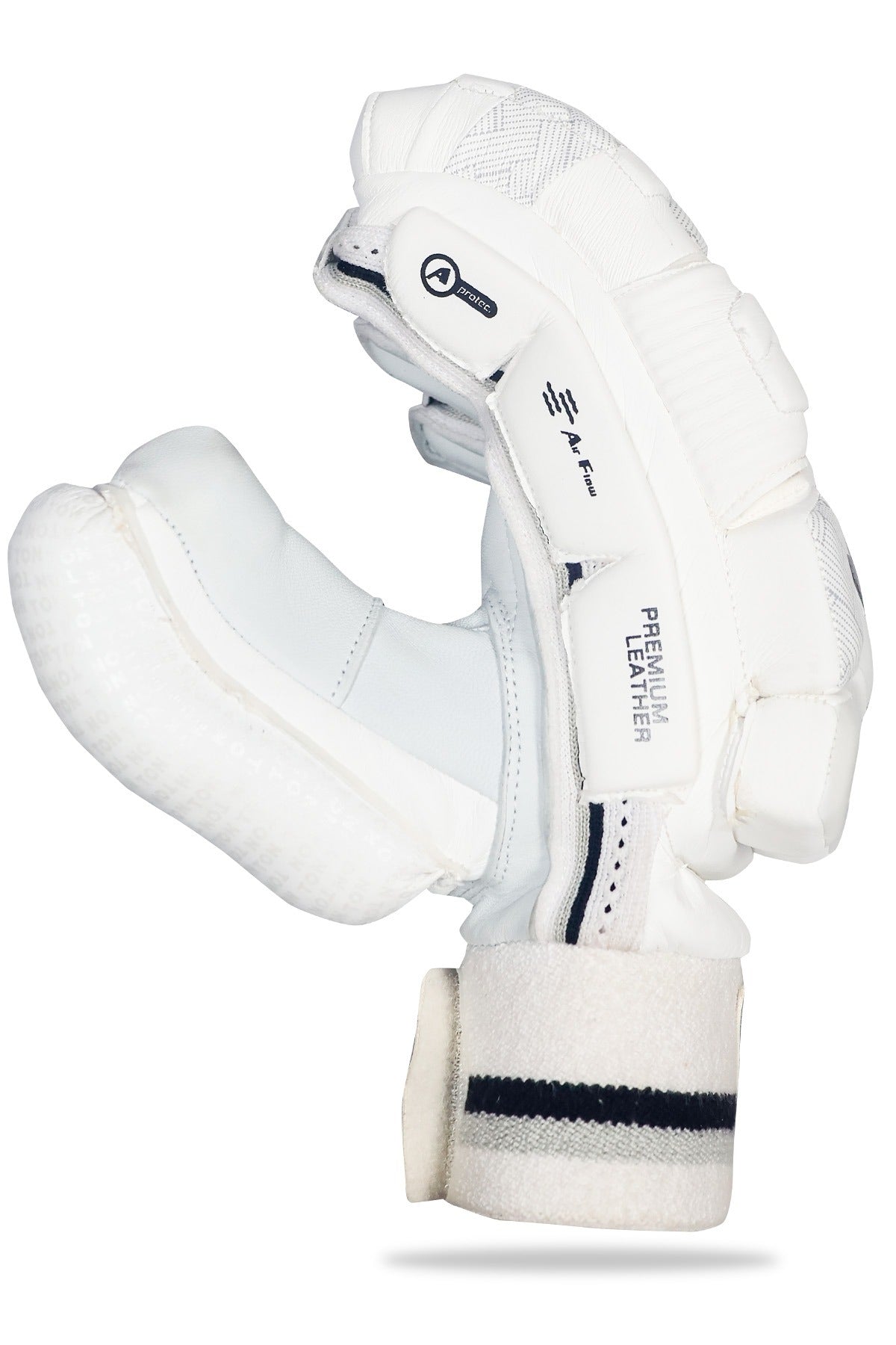 Cricket batting gloves from SS TON Test series by Cric Studio Canada, with padded palms and adjustable wrist straps.